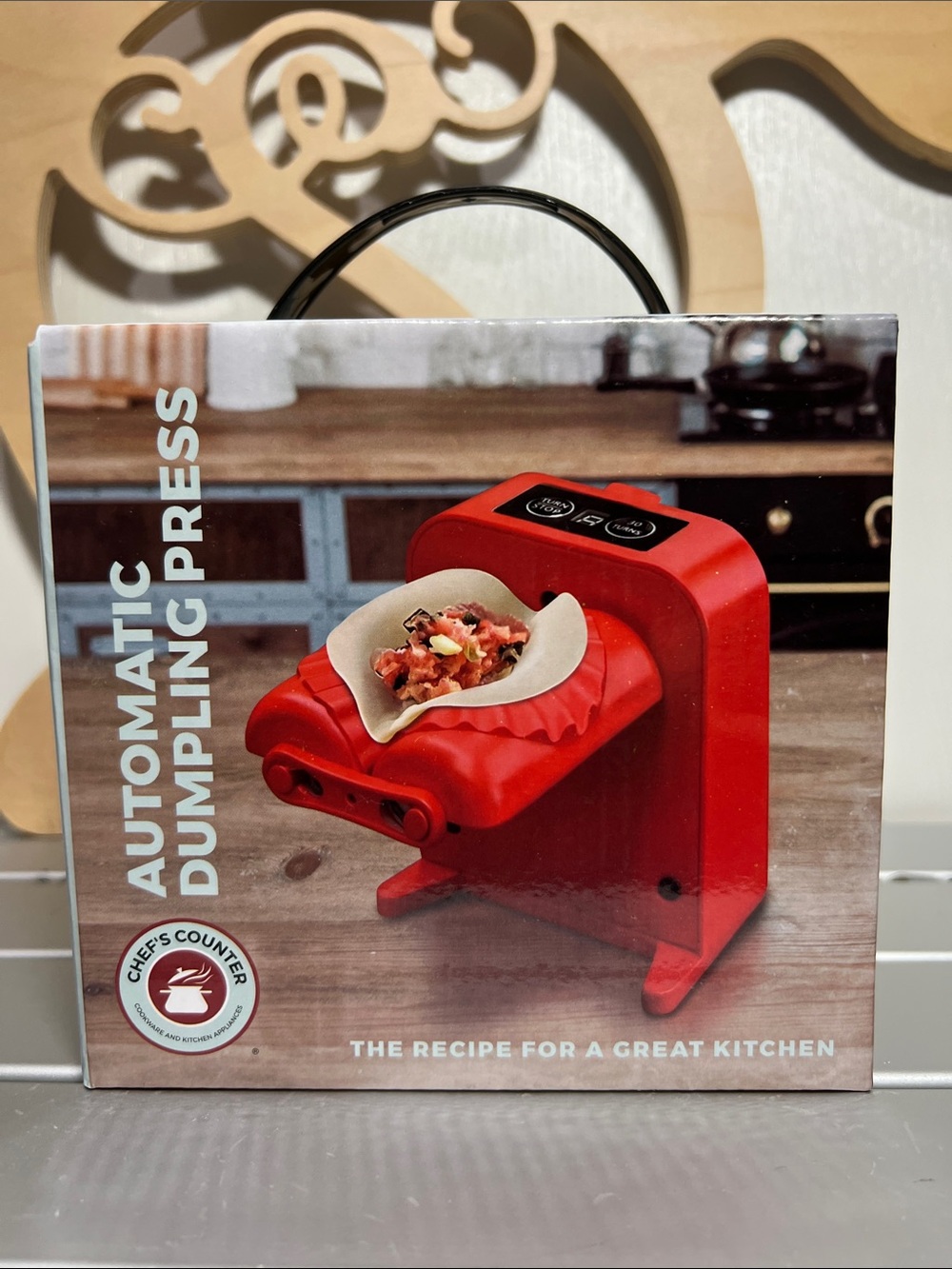 Chef’s Counter Automatic Dumpling Press - Red